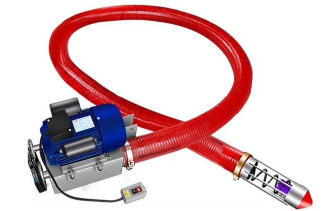 用于輸送玉米顆粒的小型輸送機(jī)器，適用于中小型農(nóng)場(chǎng)和下鄉(xiāng)流動(dòng)收糧食