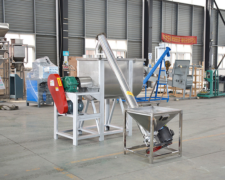 螺旋軸與吊、頭、尾軸承嵌入連接