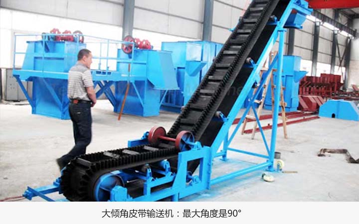 皮帶輸送機(jī)的傾斜角度